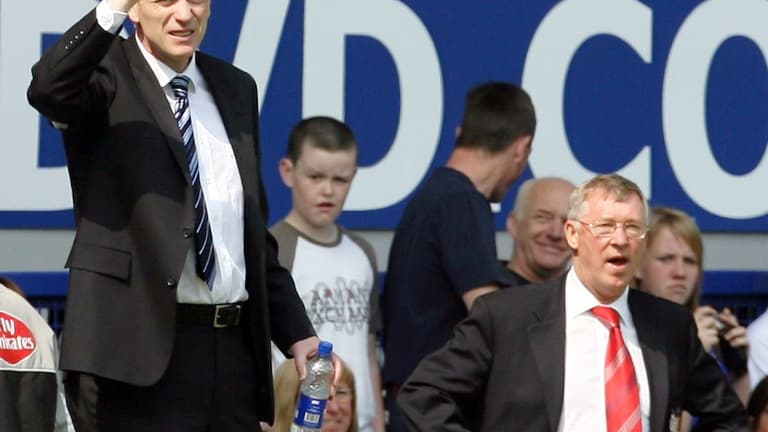 David Moyes et Sir Alex Ferguson