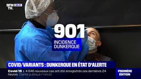 Covid-19: avec un taux d'incidence de 901, Dunkerque est en état d'alerte