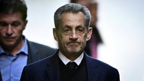 L'ex-président français, Nicolas Sarkozy, à Paris, le 21 octobre 2025