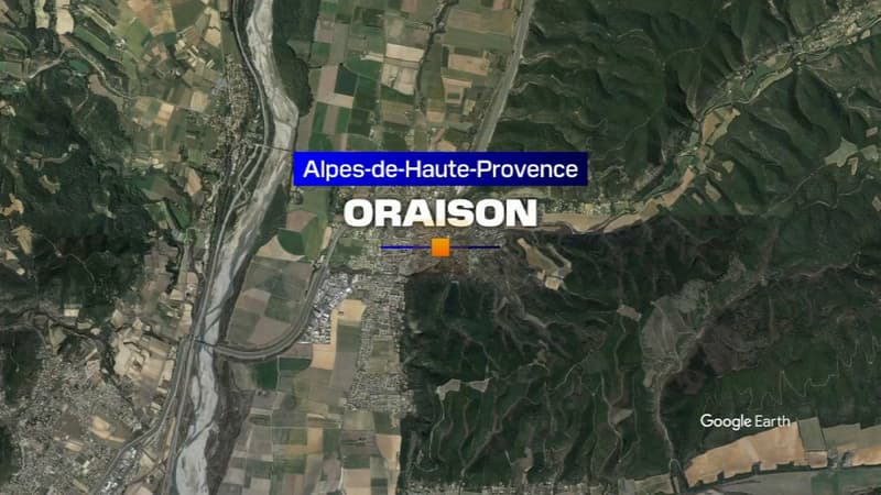 La commune d'Oraison, dans les Alpes-de-Haute-Provence.