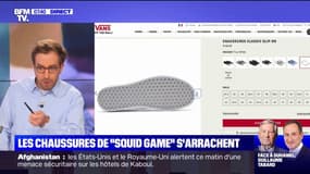 Les Vans Slip-On blanches, chaussures portées dans la série "Squid Game", s'arrachent