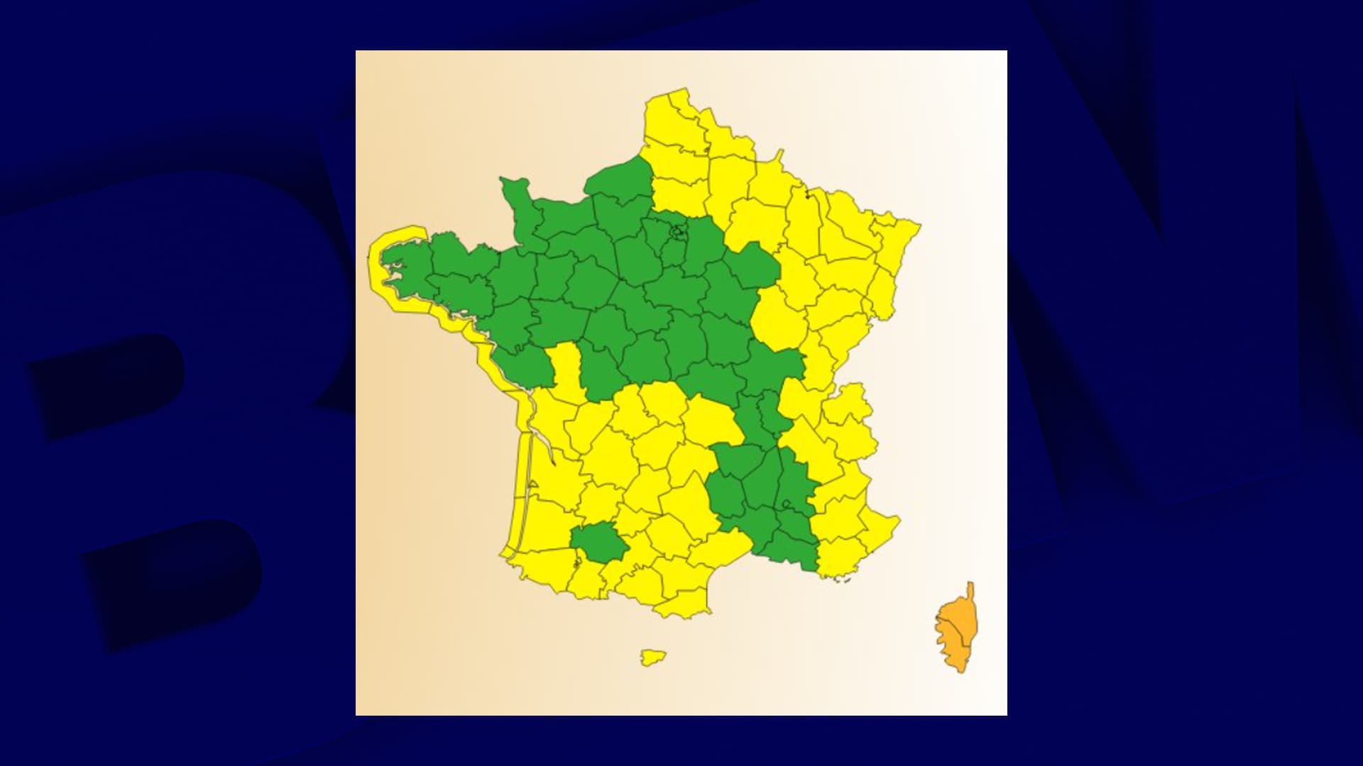 Météo la Corse toujours en vigilance orange vent violent ce samedi