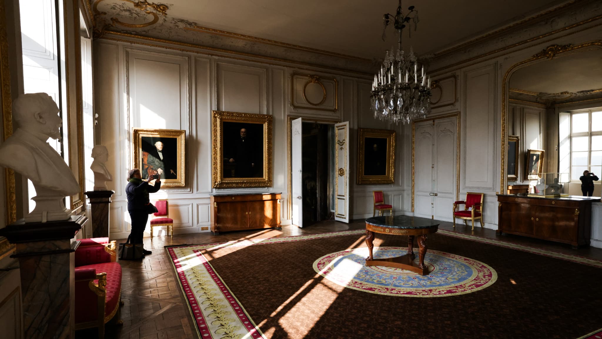 L'appartement du président du Congrès du château de Versailles (Yvelines), le 14 février 2025.