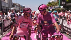 Isaac Del Toro et Mads Pedersen sur le Tour d'Italie 2025