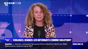 Dominique Gobetti (directrice d'un internat) sur les mineurs violents: "L'internat n'est pas un centre de correction donc comment accueillir ces jeunes gens avec les moyens actuels ?"