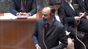 Édouard Philippe à l'Assemblée nationale le 19 décembre 2017