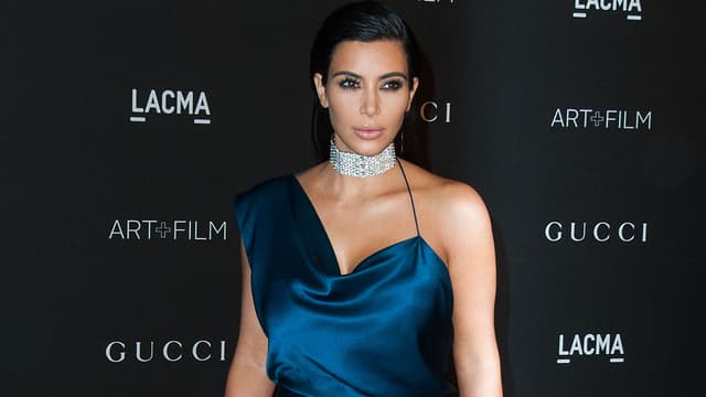 Kim Kardashian le 2 novembre 2014 à Paris
