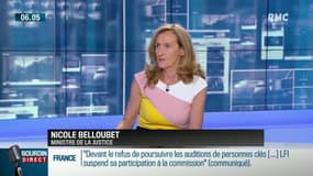 Motion de censure des LR: "Il y a une envie de bloquer", dénonce la ministre de la Justice