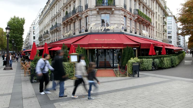 Le Fouquet's est fermé pour plusieurs mois pour des travaux de rénovation.
