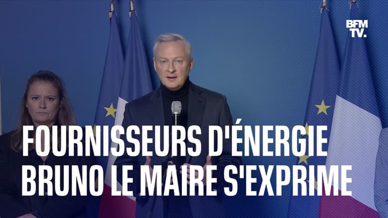 Les annonces de Bruno Le Maire sur le prix de l'énergie pour les PME après sa réunion avec les fournisseurs
