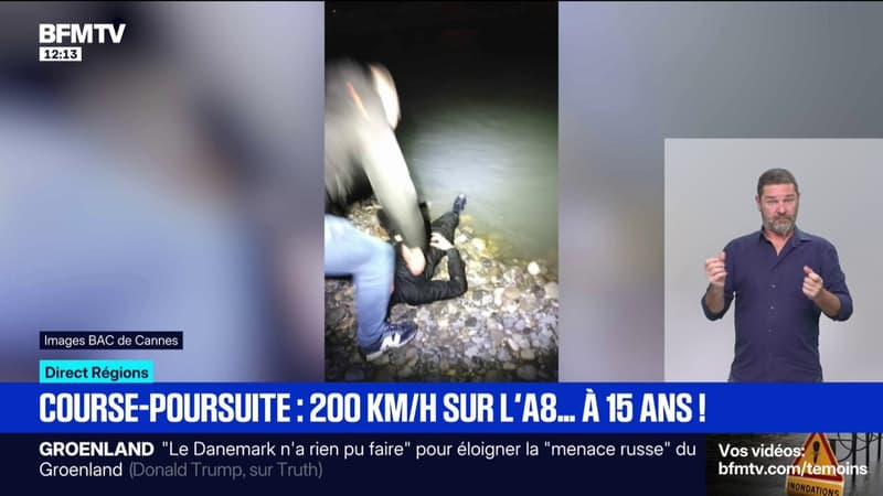 Cannes: un adolescent de 15 ans interpellé après une course-poursuite à 200 km/h sur l'A8