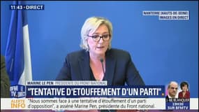 Contre "la fatwa bancaire", Le Pen déposera plainte contre la Société Générale et la HSBC