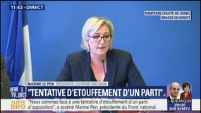 Contre "la fatwa bancaire", Le Pen déposera plainte contre la Société Générale et la HSBC