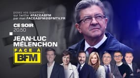 Jean-Luc Mélenchon est "Face à BFM" sur BFMTV