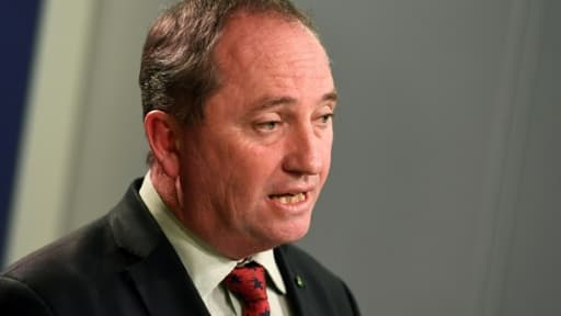 Le Premier ministre australien adjoint Barnaby Joyce à Sydney, le 13 février 2018