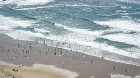 Une plage aux Sables-d'Olone le 4 septembre 2022 (Photo d'illustration) 