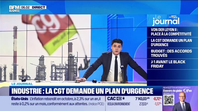 Industrie : la CGT demande un plan d'urgence