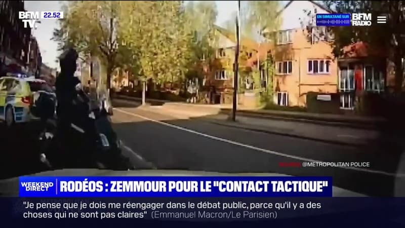 Rodéos: qu’est-ce que le « contact tactique » défendu par Éric Zemmour ?