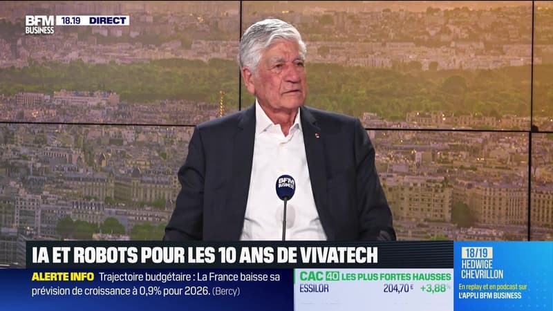 Grande Interview - Maurice Lévy (VivaTech) : IA et robots pour les 10 ans de VivaTech - 14/04