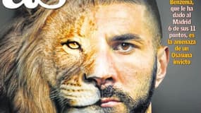 La Une de As sur Benzema