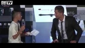 Cristiano Ronaldo prend la défense d’un jeune garçon