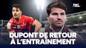 Les premières images du retour d'Antoine Dupont à l'entraînement avec le Stade Toulousain