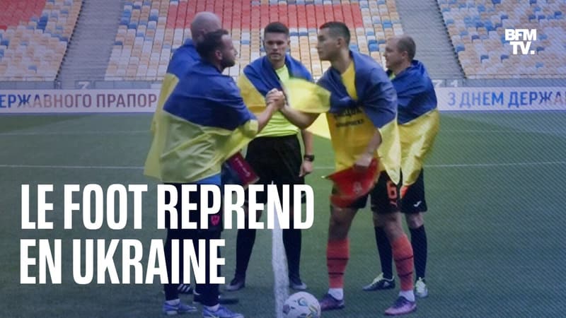 En Ukraine, le championnat de foot redémarre six mois après le début de l'invasion russe