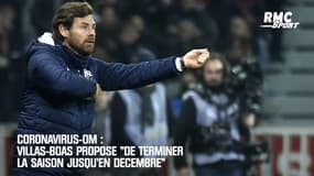 Coronavirus-OM: "Finir cette saison en décembre", la proposition de Villas-Boas