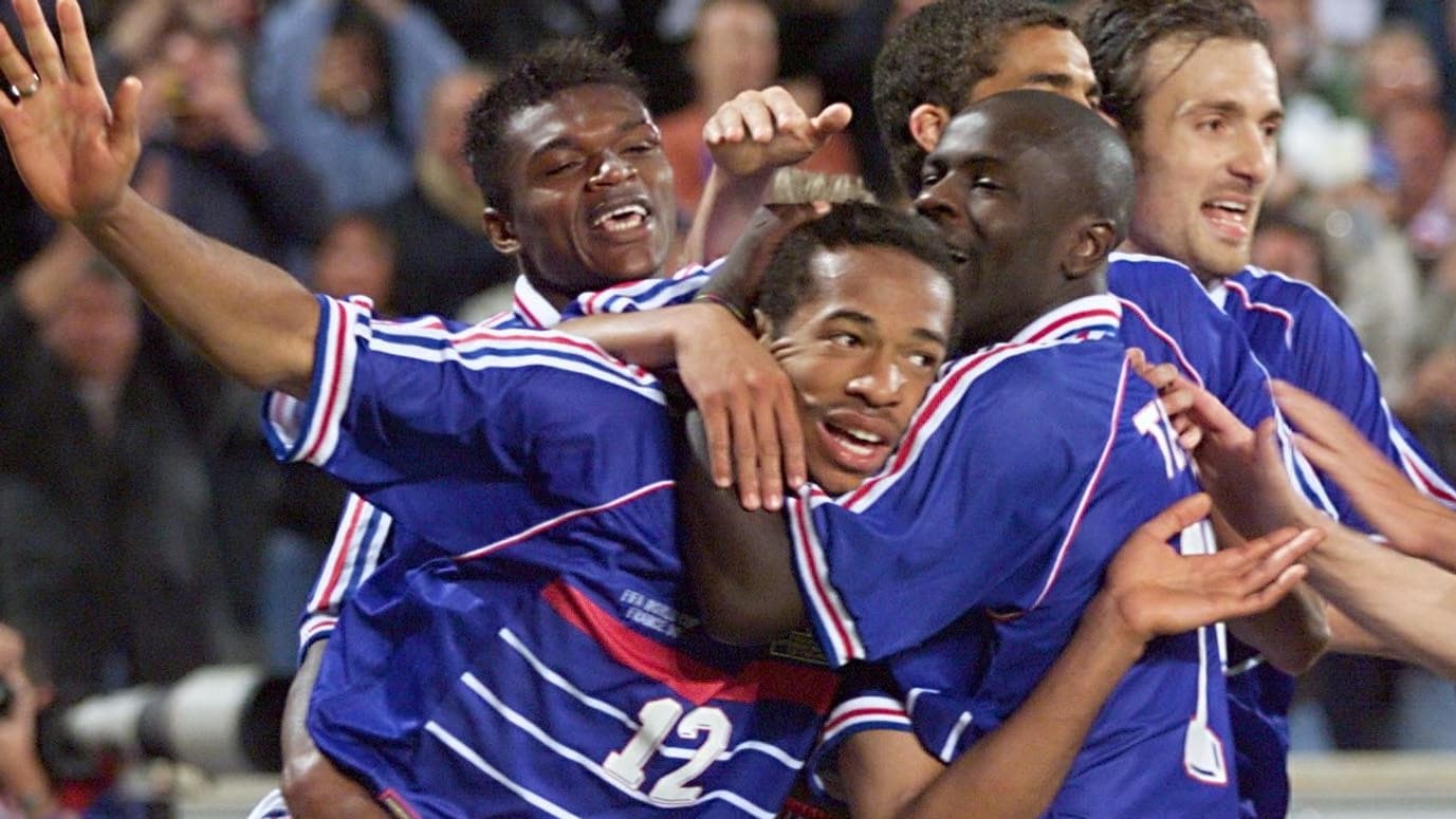 Les Bleus de 1998, dont Thierry Henry et Christophe Dugarry Les Bleus de 1998, dont Thierry Henry et Christophe Dugarry