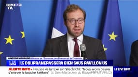 "Doliprane continuera a être produit en France", déclare Antoine Armand, ministre de l'Économie  