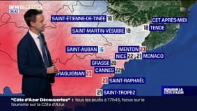 Météo Côte d’Azur: un début de semaine gris, il fera 22°C à Nice 