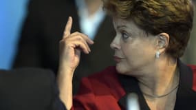 La présidente du Brésil Dilma Roussef, lors du sommet du Mercosur en Argentine, le 17 décembre 2014.