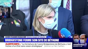 Agnès Pannier-Runacher: "Brigdestone a fermé la porte, Brigdestone quitte le site de Béthune"