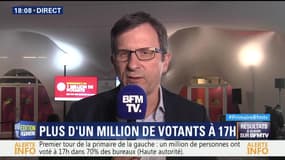 Premier tour de la primaire à gauche: Christophe Borgel table sur une participation "plancher de 1,5 million de votants”