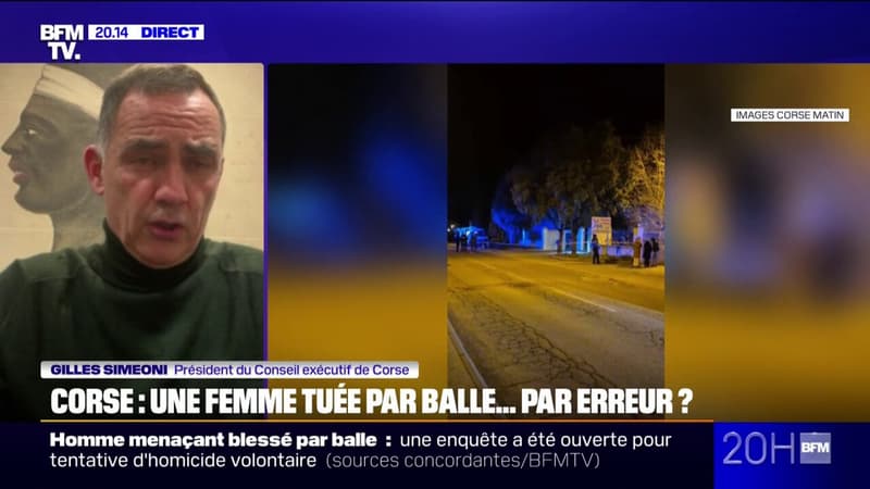 Jeune femme tuée par balle en Corse: Gilles Simeoni dénonce 