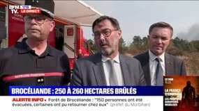 Incendie dans la forêt de Brocéliande: "150 personnes ont été évacuées", annonce le préfet
