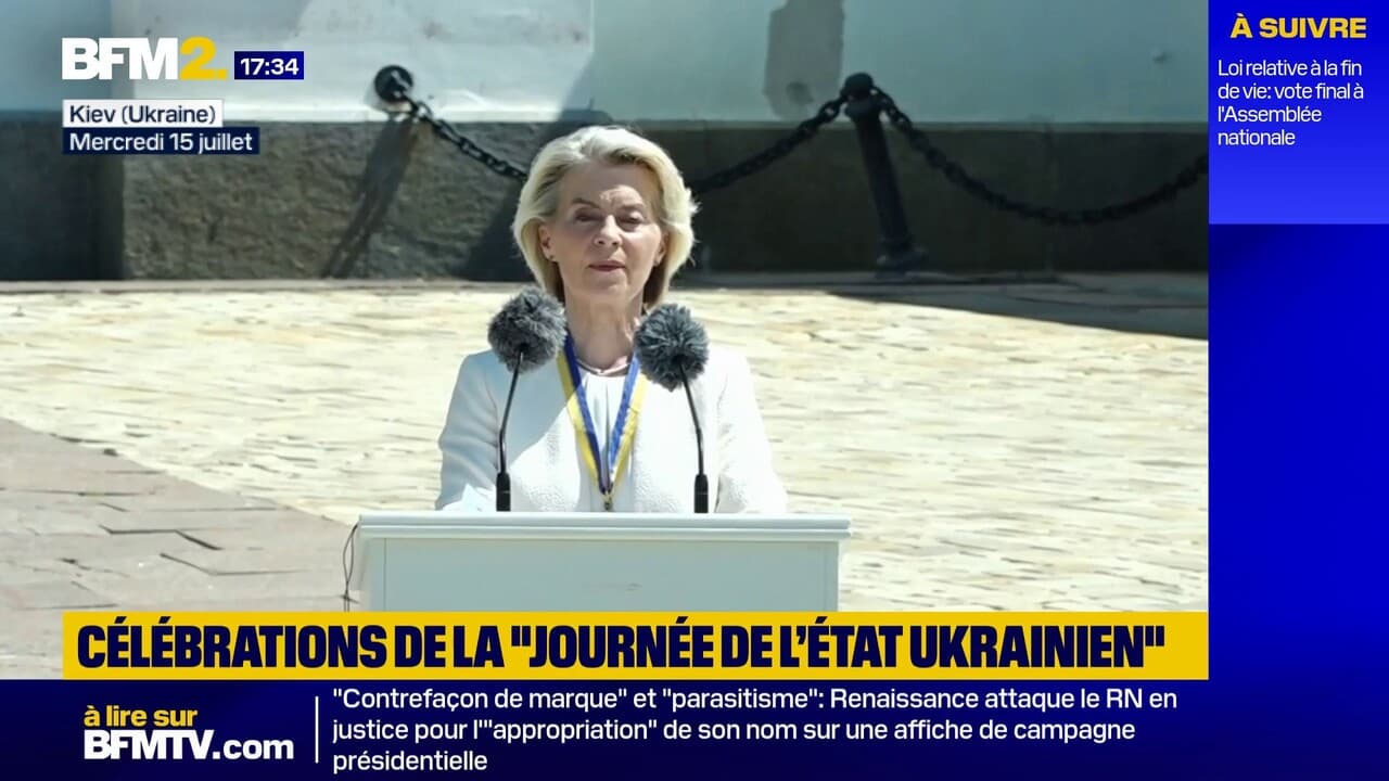 Ursula von der Leyen annonce un partenariat entre l'UE et l'Ukraine sur les drones