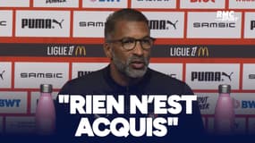 Ligue 1 / Rennes : "Rien n'est acquis" répète Beye dans la course au maintien
