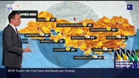 Météo Var: quelques passages nuageux ce dimanche, jusqu'à 25°C à Toulon