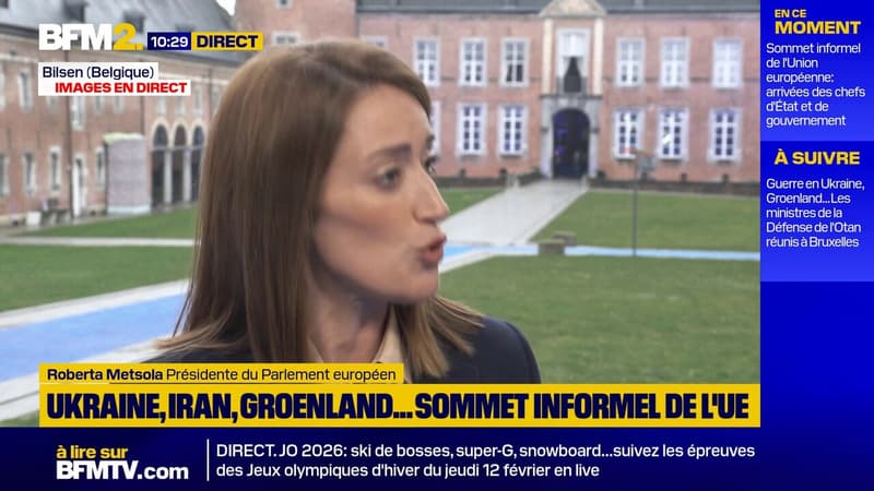 Compétitivité: "Nous avons des économies en Europe" mais "pas assez d'outils" assure la présidente du Parlement européen