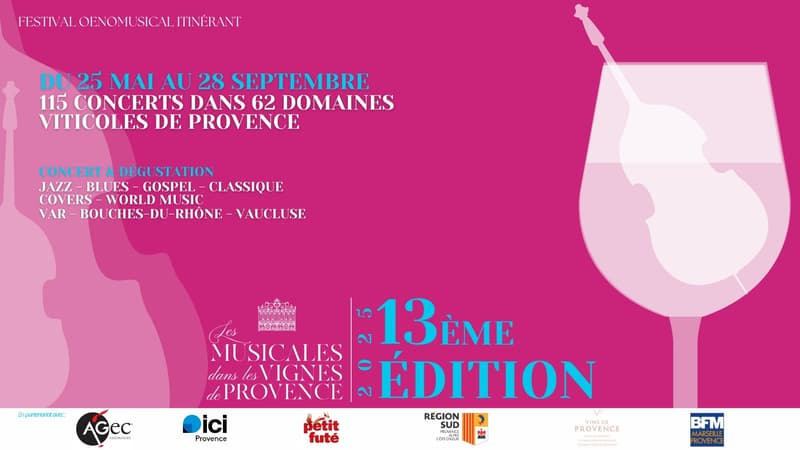 À Gagner : Vos places pour participer aux Musicales dans les Vignes de Provence 2025
