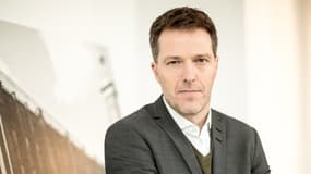 Bernd Reichart, PDG de la Super League, lors d'une séance photo en mars 2017