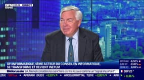 
Ce vendredi 2 octobre, Vincent Rouaix, PDG de GFI Informatique, est revenu sur la transformation du groupe GFI Informatique, acteur du conseil en informatique qui devient Inetum, dans l'émission Good Morning Business présentée par Sandra Gandoin et Christophe Jakubyszyn. Good Morning Business est à voir ou écouter du lundi au vendredi sur BFM Business.


Dans "Good morning business", Christophe Jakubyszyn, Sandra Gandoin et les journalistes de BFM Business (Nicolas Doze, Hedwige Chevrillon, Jean-Marc Daniel, Anthony Morel...) décryptent et analysent l'actualité économique, financière et internationale. Entrepreneurs, grands patrons, économistes et autres acteurs du monde du business... Ne ratez pas les interviews de la seule matinale économique de France, en télé et en radio.


BFM Business est la 1ère chaîne française d'information économique et financière en continu, avec des interviews exclusives de patrons, d'entrepreneurs, de politiques, d'experts et d'économistes afin de couvrir l'ensemble de l'actualité française et internationale. BFM Business vous propose aussi des conseils pour vos finances par des personnalités de référence dans les domaines du patrimoine, de l'immobilier ou des marchés financiers. Retrouvez tous les jours : Christophe Jakubyszyn, Faïza Garel-Younsi, Nicolas Doze, Hedwige Chevrillon, Jean-Marc Daniel, Anthony Morel, Guillaume Sommerer, Cédric Decoeur, Karine Vergniol, Grégoire Favet, Sébastien Couasnon, Emmanuel Lechypre, Benaouda Abdeddaïm, Stéphanie Coleau... BFM Business est disponible sur votre box (SFR : canal 46 / Orange : canal 228 / Bouygues : canal 242 / Canal : canal 108) ainsi qu'en direct et replay  sur l'application BFM Business et le site : www.bfmbusiness.fr.
