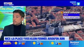 Nice: la place Yves Klein fermée à partir de ce lundi et jusqu'en juin