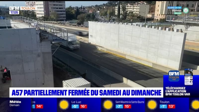 L'A57 partiellement fermée dans la nuit de samedi à dimanche