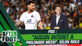 PSG : "Sportivement, il n'y a aucun intérêt à prolonger Messi", assure Riolo