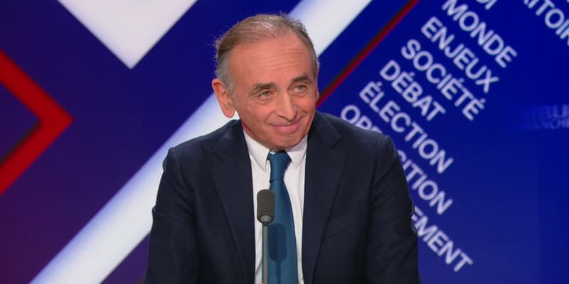 Éric Zemmour, président de Reconquête!, le 25 janvier 2026 sur le plateau de BFM Politique.