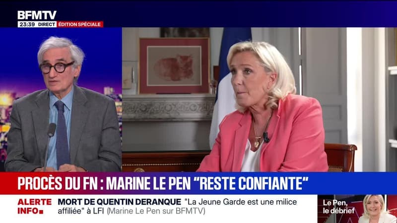 Le Pen et la justice : “Pas confiance, mais respect !” - 25/02