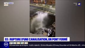 Seine-Saint-Denis: en raison de la rupture d'une canalisation, le pont entre Drancy et Le Bourget fermé jusqu'à lundi