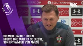 Premier League : Boufal heurte une table et se blesse, son entraîneur s’en amuse